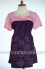 baju menyusui pendek mawar ceplok pink  SD 185  medium
